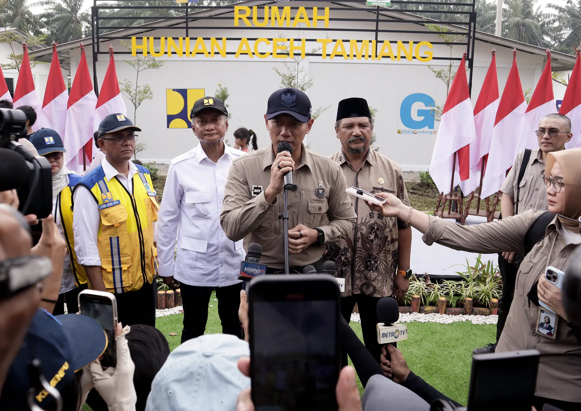 Peresmian Hunian Sementara (Huntara) di Kabupaten Aceh Tamiang